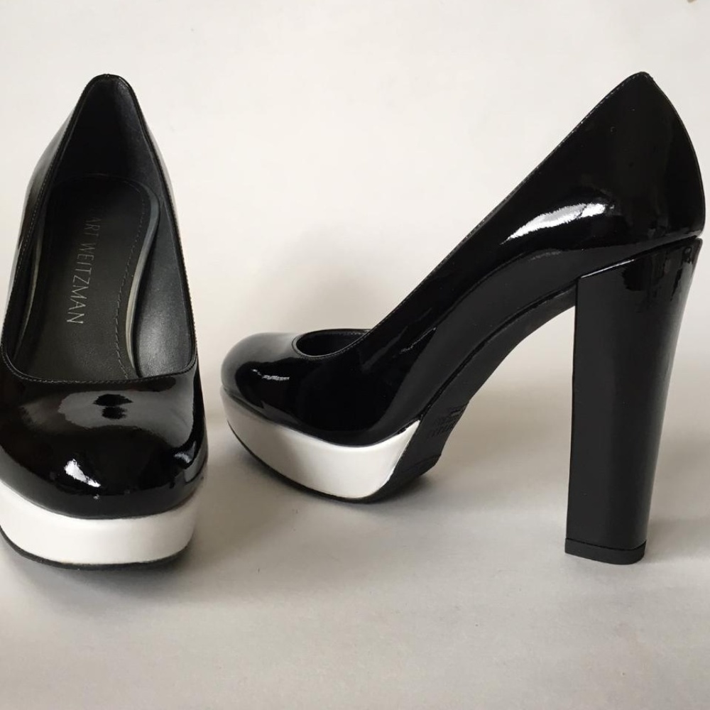 Stuart Weitzman "STRONGSWOON" platform heels pumps